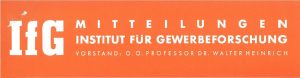 Das alte Logo: Institut für Gewerbeforschung