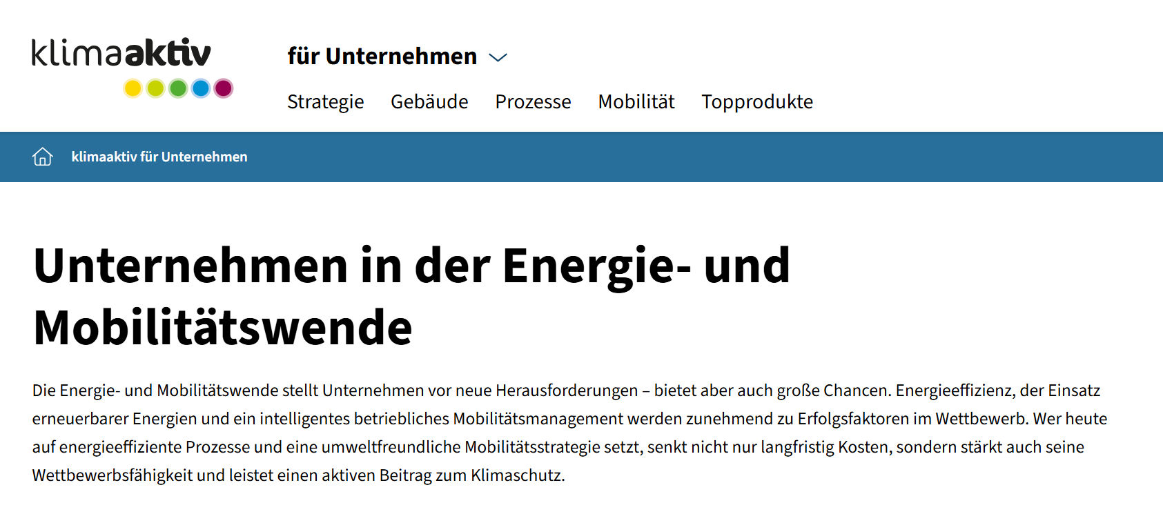 Klimaschutzinitiative klimaaktiv - Evaluierung